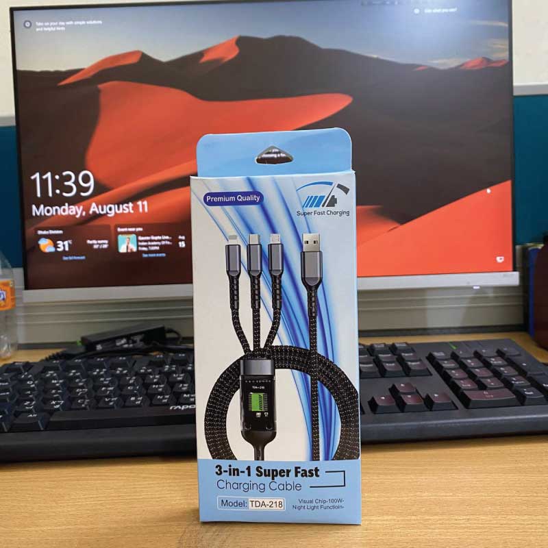 3-IN-1 SUPER FAST CHARGING CABLE